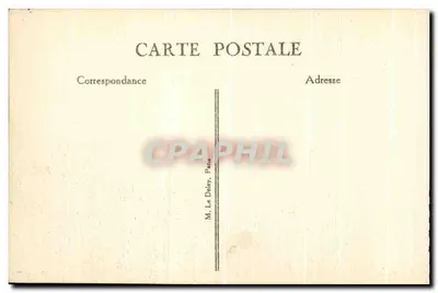 Yport — A Praça do Grande Poço — Cl. Monzange — Verso