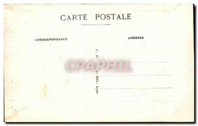 LYON — Place Bellecour, Statua Louisa XIV i Dach Charity — Rewers