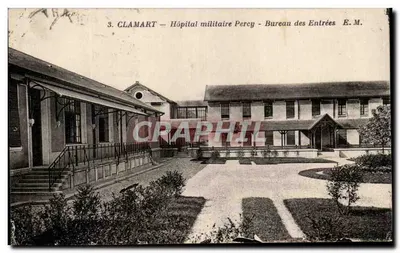 Clamart — Hospital Militar Percy — Escritório das Admissões E.M.