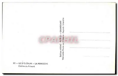 Arjác — Cloître do Prieuré — Edição Arjac — Verso
