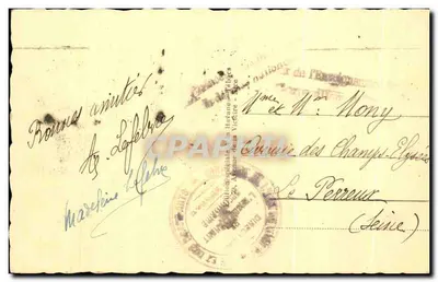 Nice - Os Jardins e o Palácio da Jetée — Edição Eugène de la Haye - N°230 — Verso