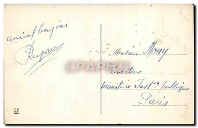 Castillo de Enrique IV y el Pic du Midi d'Ossau — Las Bajas-Pirineos — editor J. P. Toulouse, n°39 — Reverso