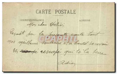 Vitry-le-François - A Igreja — Edição do Grand Bazar, Vitry-le-François — Verso