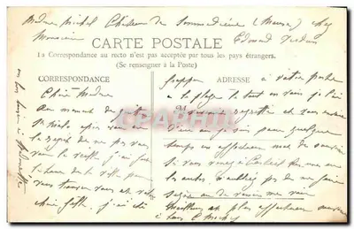 Verdun-sur-Meuse - A Digue — Imp. Lib. Alexandre, Ste-Menehould — Verso