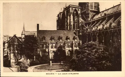 Rouen — A Cour d'Albâne — Edição das Novas Galerias