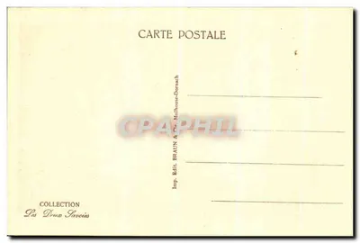 Chambéry — Zamek Duszy Szwajcarskich — wydanie Braun & Cie, Mulhouse-Dornach — Rewers