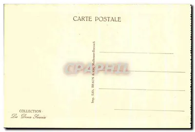 Chambery — Torre del Castillo — Edición Les Deux Savoie — Reverso