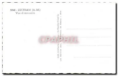 Luceram (A.M.) — Vista geral — Coll. Dhillerin - Fotos - St-Martin-Vésubie — Verso