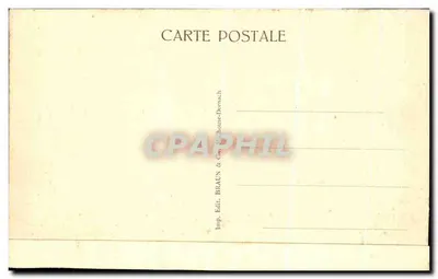 Ottrott — Castelos de Rathsamhausen e Lutzelbourg — editor Braun & Cie, Dornach — Verso