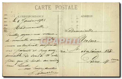 Paris (XVIe Arr.) - Villa "Montmorency" - Avenue Boulfflers — Verso
