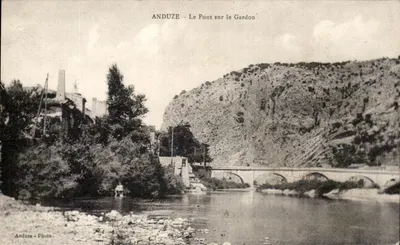 Anduze - O Ponte sobre o Gardon — Anduza Photo