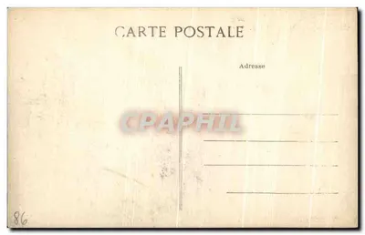 St-Savin-sur-Gartempe (Vienne) — O Velho Ponte — Ed. Buffet — Verso