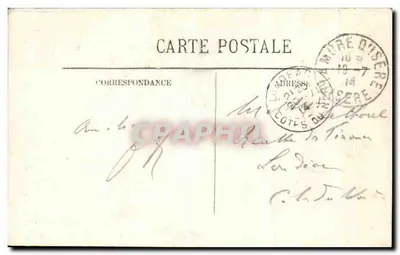 Le Dauphiné — Ligne de la Mûre, widok drogi — wydawca nieznany, nr 15 — Rewers