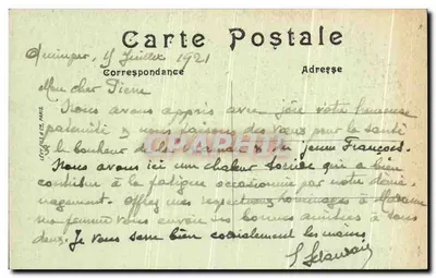 Quimper — L'Odet e le Passerelle viste a valle — LL. n°99 — Verso