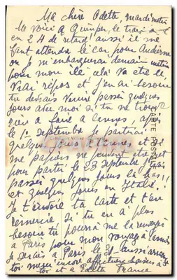 Quimper — Wieża z dawnego obwodu — JOB, nr 3768 — Rewers