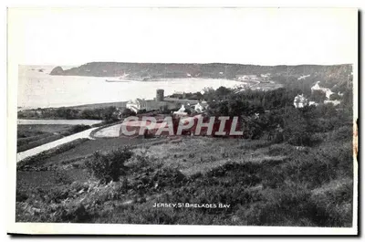 Jersey, Molo Corbière — wydawca ETWDA, numer serii niewidoczny — Rewers