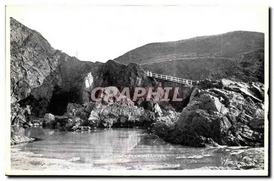 Jersey St Aubins — widok panoramiczny portu i domów — wydawca E.T.W.D. — Rewers