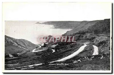 Jersey, Grève de Léco — widok panoramiczny — E.T.W.D. — Rewers