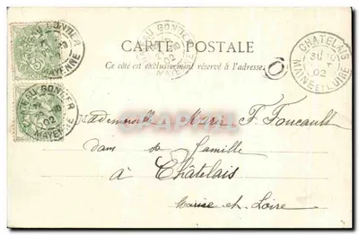Château-Gontlier — Capela de São José dos Genêts — editor desconhecido, número de série não visível — Verso