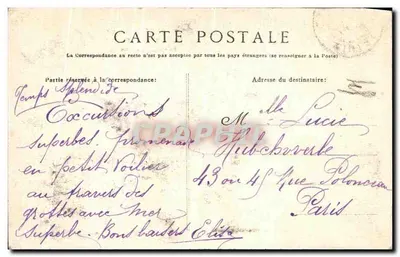 Camaret — La Grotta dei Piselli — Villard, Quimper — Verso