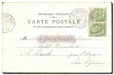Rue Saint-Lazare — vue de la rue bordée d'arbres avec deux personnes — éditeur CL.G.O. — Back