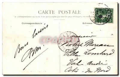 Costa de Emeraude — Dinard — Os Casinos — A Praia G.F. — n° 4589 — Verso