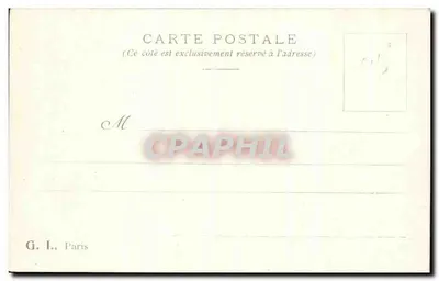 Le Crottoy widziany z Placu Gare — E. Filon — Rewers