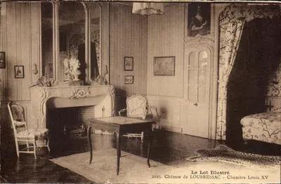 Castelo de LOUBRESSAC — Quarto de Louis XV — Le Lot Illustré, n°2023