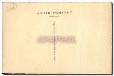 Castelo de LOUBRESSAC — Quarto de Louis XV — Le Lot Illustré, n°2023 — Verso