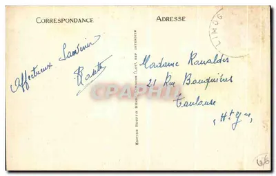 Limogne — Vue Générale — Édition Roufoux (Lot) — Verso
