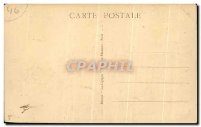 Cahors - Ponte Valentré a jusante (século XIV) — Edição La Cigogne, Paris — Verso