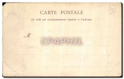 Clisson — La Sèvre au pied du Château — Héliotypie Dugas, Nantes, n° 50 — Verso