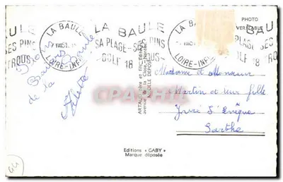 La Baule-les-Pins — widok panoramiczny — Wydawnictwo Caby — Rewers