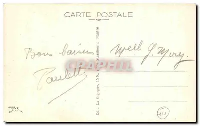 NANTES — La Psalette, casa histórica do final do XVᵉ século — Edição J. Morey, n° 310 — Verso