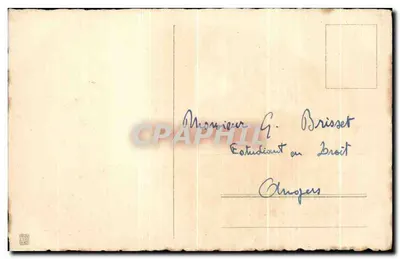 Kipje met chefhoed — Paasdag 1929 — onbekende uitgever — Achterkant
