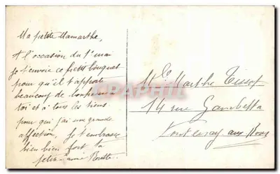 Muguet w słoiku — Messagers de Soie, n° 847 — Rewers