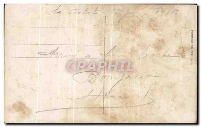 Femme en costume de guerre — Prête pour le front — éditeur NIC, Paris, n° 564 — Verso