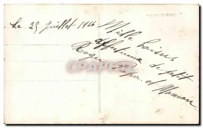 Mały chłopiec w stroju marynarki — Szczęśliwego Dnia — Laurette 1663 — Rewers