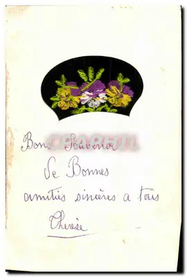 Arranjo de Margaridas — motivo bordado — editor desconhecido — Verso