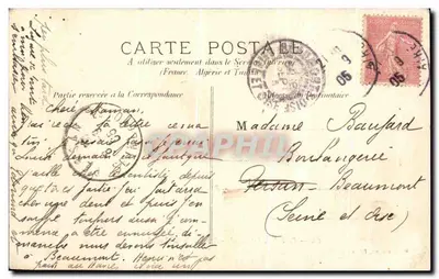 Parc de Saint-Cloud — Bassins de la Cascade — P. Marmuse, Paris, n°12 — Verso