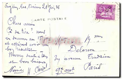 Enghien-les-Bains — L'istituzione Termale — A.C. 13 — Verso