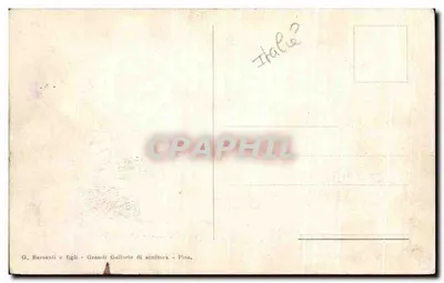 Piza, Campo Santo — Piekło Andrea Orcagny — G. Barsanti e figli — Rewers