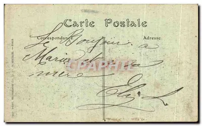 Wejście na stary most — Le Garpin w Marquèze — wydawca NELINGEIN & CIE, PARIS — Rewers