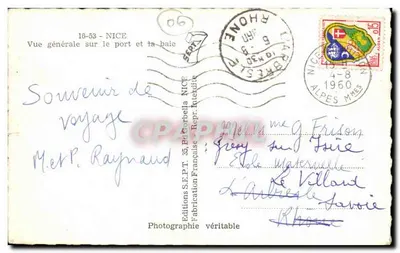 Vue générale sur le port et la baie — Nice — Éditions S.E.P.T. 16-53 — Reverso