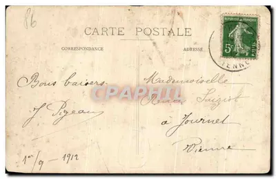La Roche-Posay-les-Bains (Vienne) — A Creusa — Verso