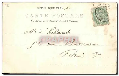 Le Havre — Les Brise — Lames et l'Avant-port — LL. — N° 102 — Verso