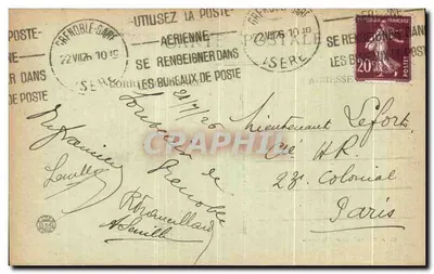 Grenoble — Brug van Esplanade en de Forten van Rabot en Bastille — Cl. A. V. Coll. E. P. Grenoble — Achterkant
