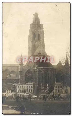 Igreja de São Jacó de Rouen — vista da fachada e da torre — editor não identificado