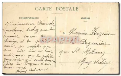 Angers - Wejście do Zamek — L. V., pbot. n°78 — Rewers