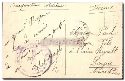 Fez - Marabout Si-Ahmed Tijani — A. Pleur, editor, Fès, n°52 — Verso
